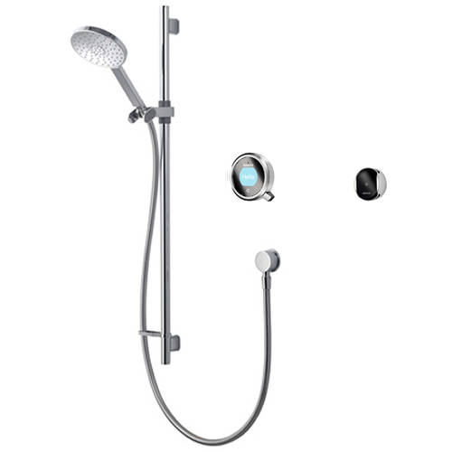 Larger image of Aqualisa Q Smart Shower Pack 01S With Remote & Silver Accent (HP).