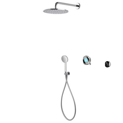 Larger image of Aqualisa Q Smart Shower Pack 05C With Remote & Chrome Accent (HP).