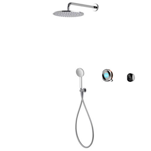 Larger image of Aqualisa Q Smart Shower Pack 05RG With Remote & Rose Gold Accent (HP).