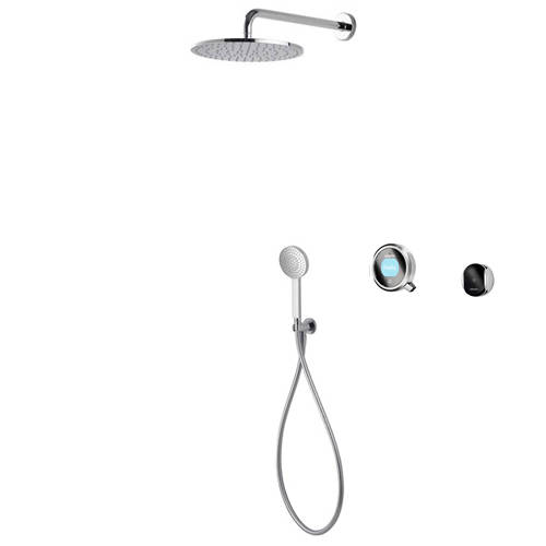 Larger image of Aqualisa Q Smart Shower Pack 05S With Remote & Silver Accent (HP).