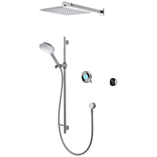 Larger image of Aqualisa Q Smart Shower Pack 07C With Remote & Chrome Accent (HP).