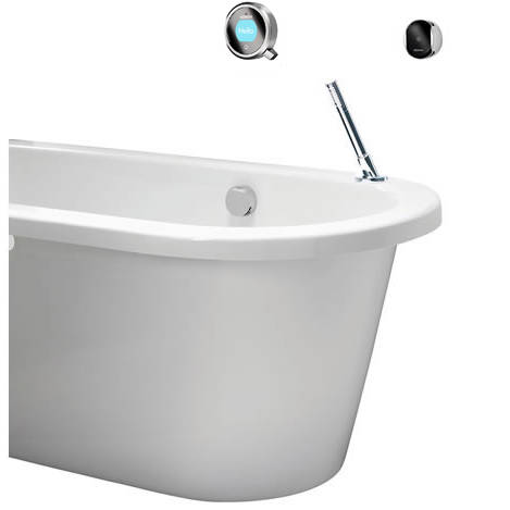 Larger image of Aqualisa Q Smart Taps Pack 09C With Remote & Chrome Accent (HP).