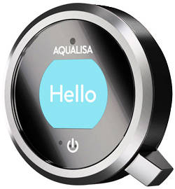 Example image of Aqualisa Q Q Smart 14BC With Adjustable Slide Rail Kit & Black Accent (Gravity).
