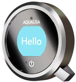 Example image of Aqualisa Q Q Smart 14P With Adjustable Slide Rail Kit & Pewter Acc (Gravity).