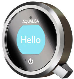 Example image of Aqualisa Q Q Smart 15P With Round Shower Head, Arm & Pewter Accent (HP).