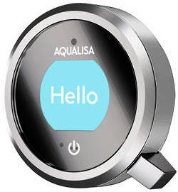 Example image of Aqualisa Q Q Smart 18C, Shower Head, Slide Rail & Chrome Accent (Gravity).