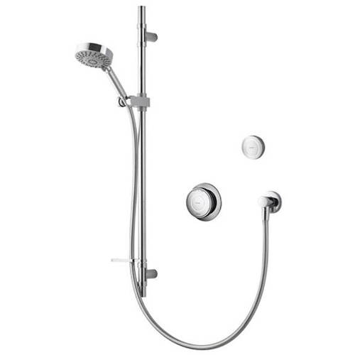 Larger image of Aqualisa Rise Digital Shower With Remote & Slide Rail Kit (GP).