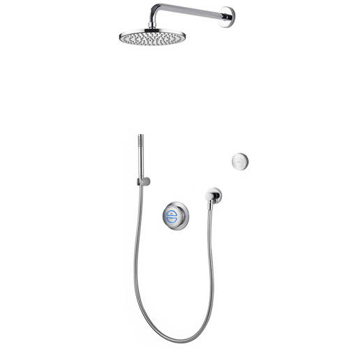 Larger image of Aqualisa Rise Digital Shower With Remote, Hand Shower & Fixed Head (GP).
