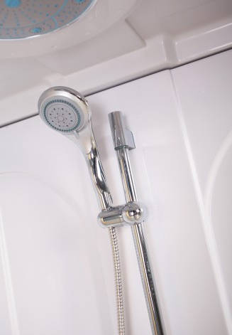 Example image of Crown Rectangular Shower Cabin, 6 x Body Jets & Tray. 1200x800mm.