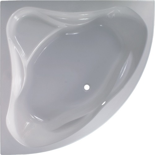 Larger image of Aquaestil Ambassador Corner Bath With Built In Seat.  1400x1400mm.