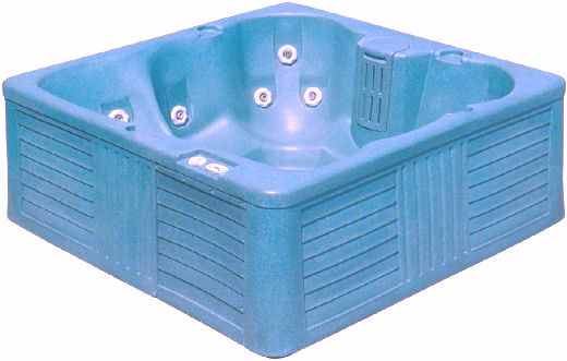 Larger image of Hot Tub Axiom spa hot tub. 5 person + free steps & starter kit (Sea Spray).