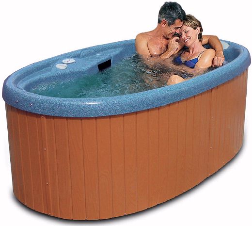 Larger image of Hot Tub Duo hot tub. 2 person + free steps & starter kit.