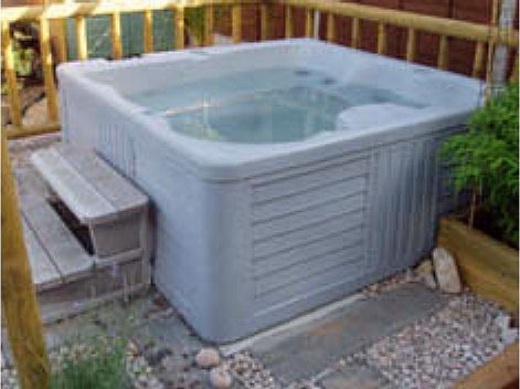 Example image of Hot Tub Matrix spa hot tub. 4 person + free steps & starter kit (Onyx).