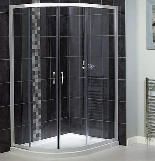 Larger image of Waterlux Offset Quadrant Shower Enclosure. 900x760mm.