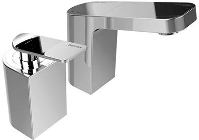 Larger image of Bristan Alp 2 Hole Bath Filler Tap (Chrome).