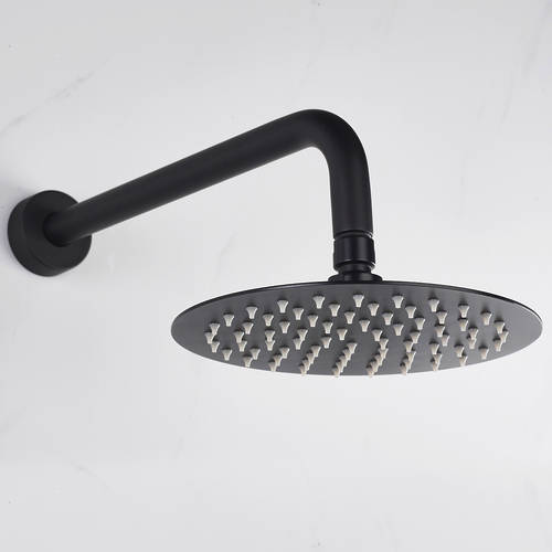 Example image of Bristan Apelo Thermostatic Shower Pack With Slide Rail Kit (Matt Black).