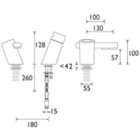 Technical image of Bristan Aqueous Bath Filler