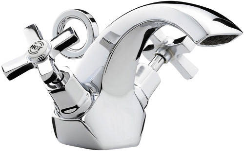 Example image of Bristan Art Deco Basin Mixer & BSM Taps Pack With Ceramic Disc Valves.