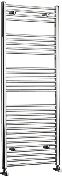 Larger image of Bristan Heating Capri Electric Thermo Radiator (Chrome). 600x1450mm.