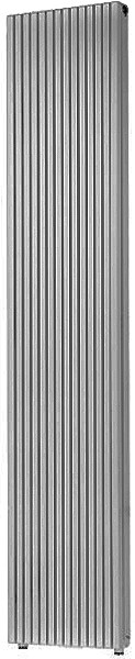 Larger image of Bristan Heating Carre 1 Bathroom Radiator (Aluminium). 535x2000mm.