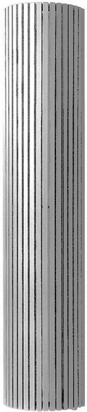 Larger image of Bristan Heating Carre 180 Bathroom Radiator (Aluminium). 530x1400mm.