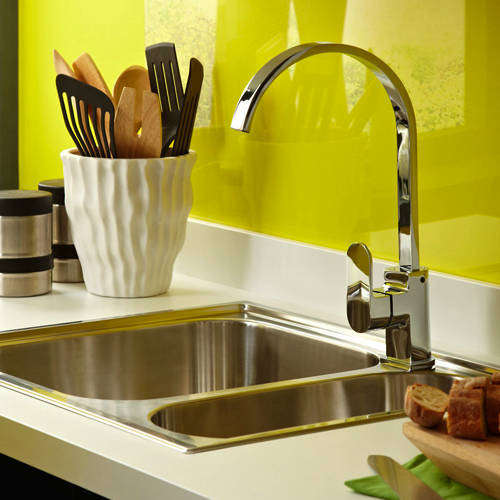 Example image of Bristan Kitchen Cherry Easy Fit Mixer Kitchen Tap (Chrome).