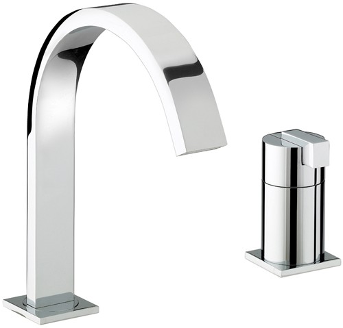 Larger image of Bristan Chill Bath Filler with Single Lever Control.