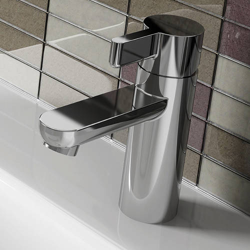 Example image of Bristan Clio Mono Basin Mixer Tap (Chrome).