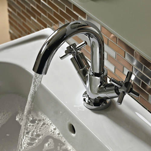 Example image of Bristan Decade Basin & Bath Shower Mixer Tap Pack (Chrome).