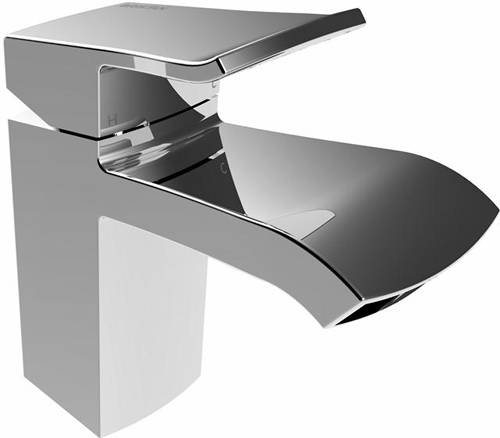 Example image of Bristan Descent Basin Mixer & 1 Hole Bath Filler Tap Pack (Chrome).