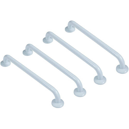 Example image of Bristan Commercial DocM Shower Seat, 4 X 600mm Rails & Hinged Rail.