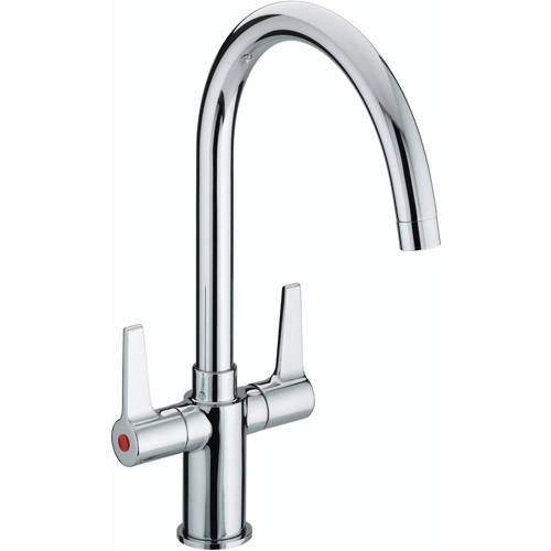 Larger image of Bristan Kitchen Design Easy Fit Mixer Kitchen Tap (Lever, Chrome).