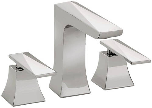 Larger image of Bristan Ebony 3 Hole Bath Filler Tap (Chrome).