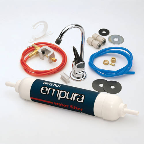 Larger image of Bristan Empura Water Filter Kitchen Tap Kit 6" (Chrome).