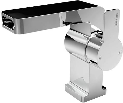 Larger image of Bristan Exodus Waterfall 1 Hole Bath Filler Tap (Chrome).