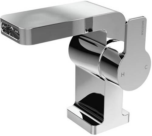 Larger image of Bristan Exodus Waterfall Mono Basin Mixer Tap (Chrome).