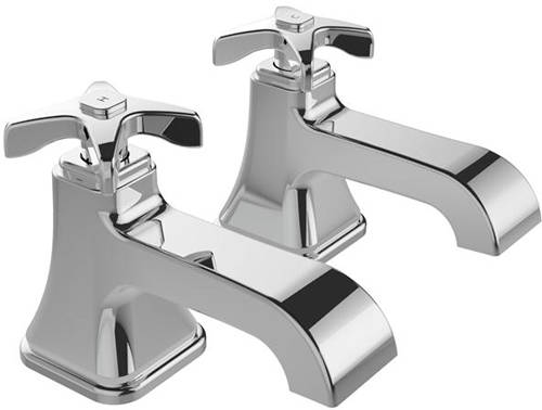 Example image of Bristan Glorious Basin & Bath Taps Pack (Chrome).