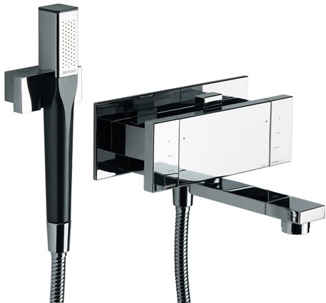 Larger image of Damixa G-Type Thermostatic Wall Mounted Bath Shower Mixer Tap 72500.