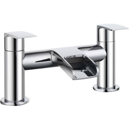 Larger image of Bristan Glide Waterfall Bath Filler Tap (Chrome).