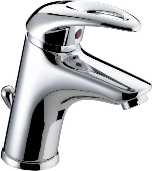 Larger image of Bristan Java Eco-Click Mono Basin Mixer Tap With Clicker Waste (Chrome).