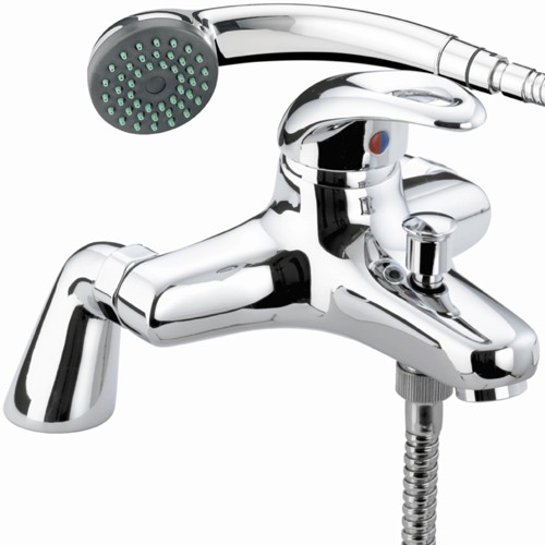 Larger image of Bristan Java Bath Shower Mixer Tap With Shower Kit (Chrome).