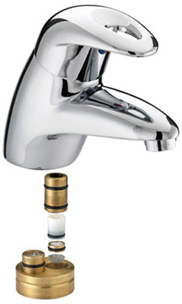 Larger image of Bristan Java Thermostatic Mono Basin Mixer Tap (Chrome).