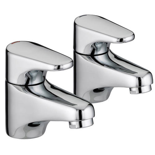 Larger image of Bristan Jute Eco Basin Taps (4 l/min, Chrome).