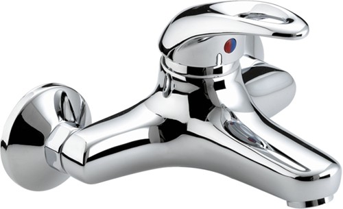 Larger image of Bristan Java Wall Mounted Bath Filler Tap (Chrome).