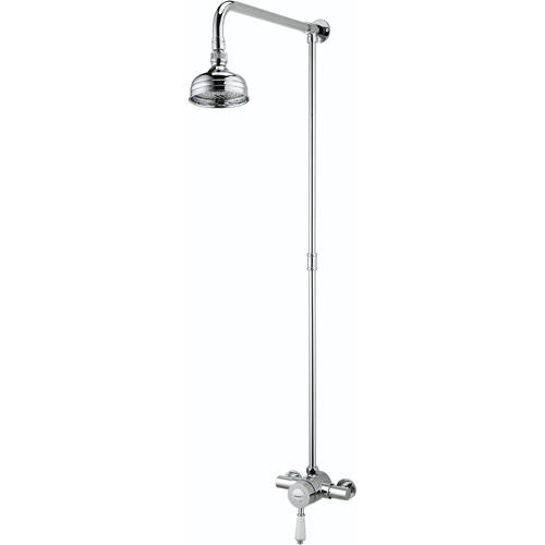Larger image of Bristan Colonial Exposed Bar Shower Valve With Riser (1 Outlet, Chrome).