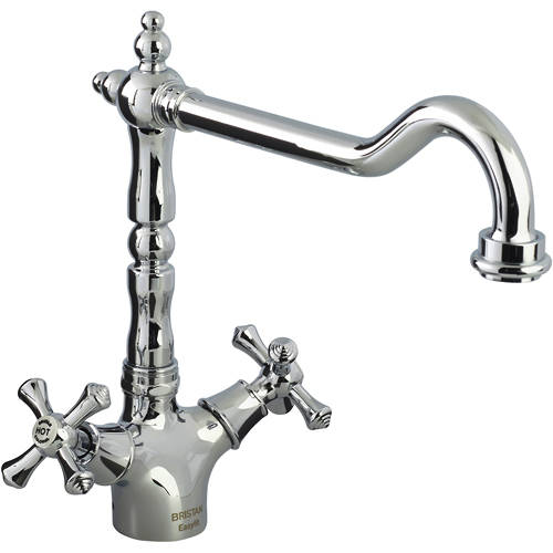 Larger image of Bristan Colonial Easy Fit Colonial Mixer Kitchen Tap (TAP ONLY, Chrome).