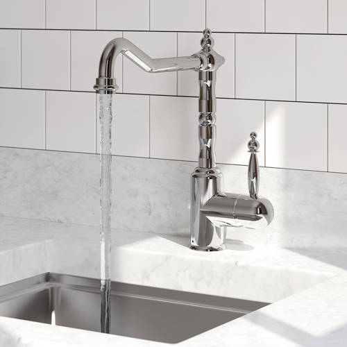 Example image of Bristan Colonial Colonial Easy Fit Mixer Kitchen Tap (Chrome).