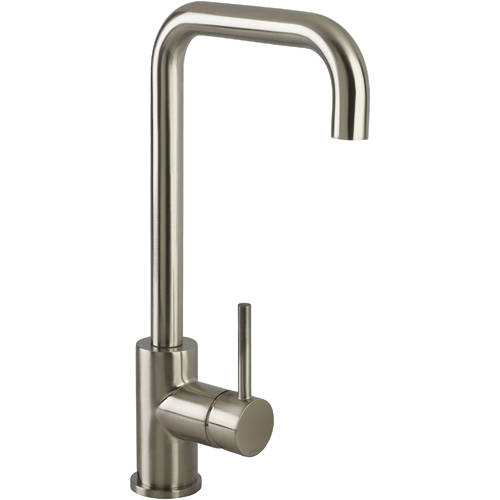 Larger image of Bristan Kitchen Easy Fit Lemon Mixer Kitchen Tap (TAP ONLY, Brushed Nickel).