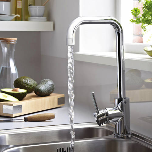 Example image of Bristan Kitchen Lemon Easy Fit Mixer Kitchen Tap (Chrome).