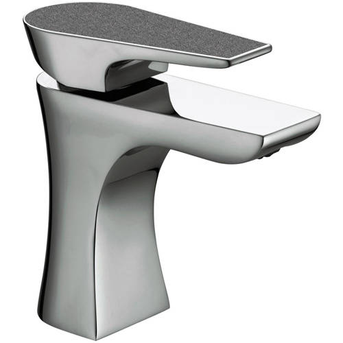 Larger image of Bristan Hourglass Basin Mixer Tap (Graphite Glisten).